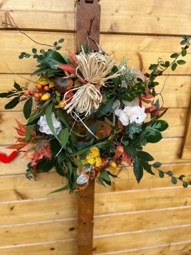 Autumn door wreath workshop