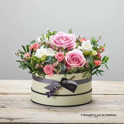 Rose Blush New Baby Hatbox