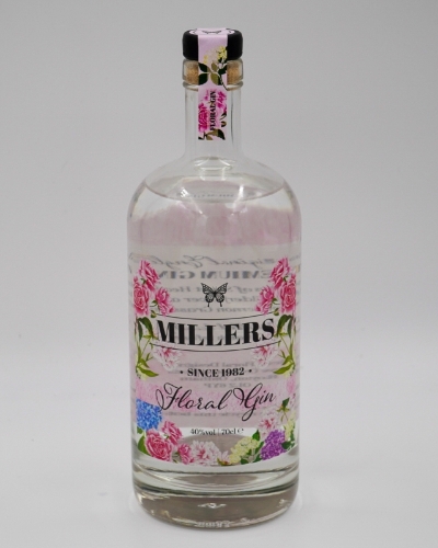 Millers Floral Gin   With hints of Elderflower, Lemongrass and Heather