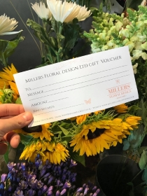 Millers floral design gift voucher