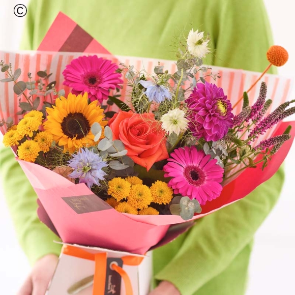 Bright Summer Trending Bouquet without Lilies